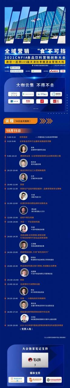 【天津】舉辦指南針大薈暨 2021CNFIA 食品飲料營(yíng)銷(xiāo)創(chuàng  )新大會(huì )