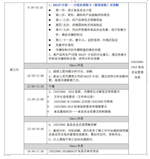 【11月· 上?！渴称诽砑觿┚W(wǎng)三體系內審員實(shí)操培訓（附最新日程）